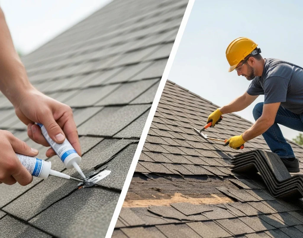 Roof Leak Sealant vs Patching