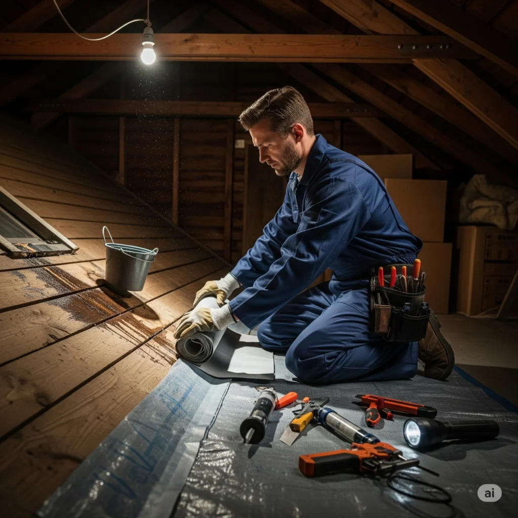 Roof Leak from Inside