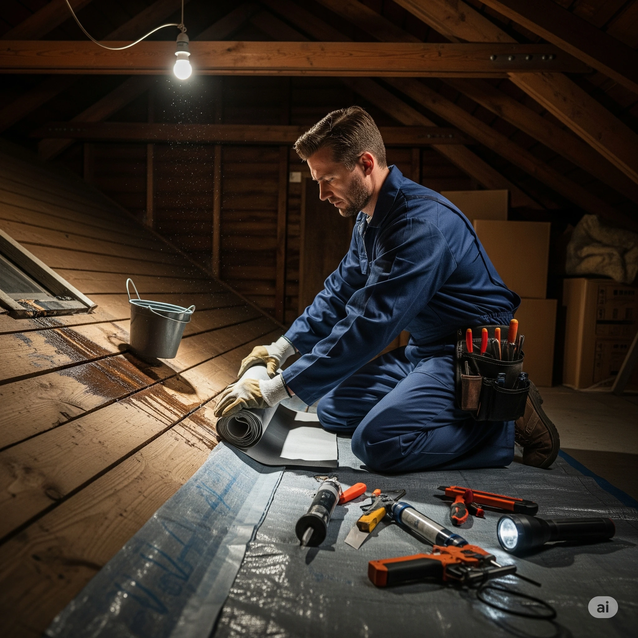 Roof Leak from Inside